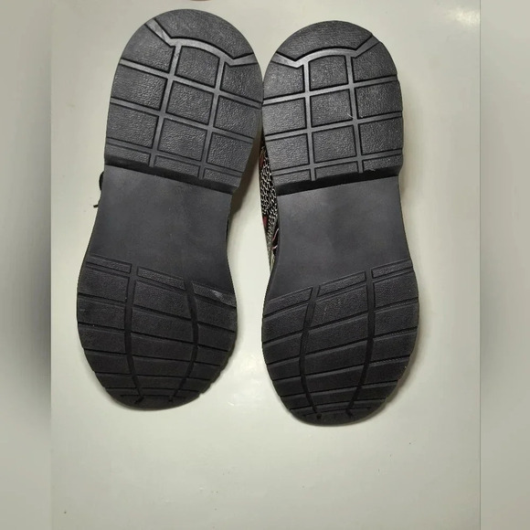 Vibefront Women's (or unisex) Dragon Print Grunge Goth Combat Boots, 8W, 6.5M - Picture 4 of 7